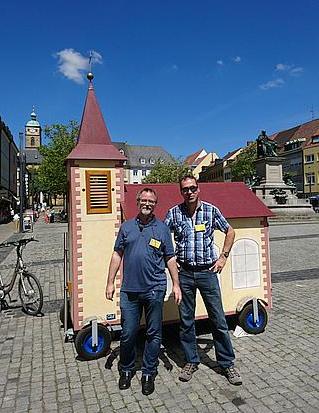 Die Wagenkirche in der Stadt