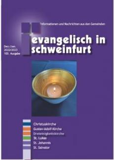 Titelbild der Ausgabe: Eine Schale mit einer Kerze