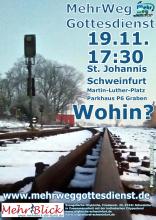 Plakat MehrWegGottesdienst 19.11.