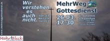 Banner MehrWegGottesdienst
