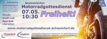 Banner Motorradgottesdienst