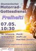 Plakat Motorradgottesdienst